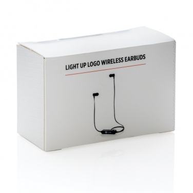 Logotrade promotional products photo of: Light up logo wireless earbuds