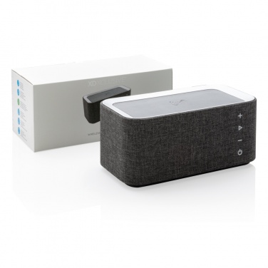 Logo trade promotional gift photo of: Vogue wireless charging speaker