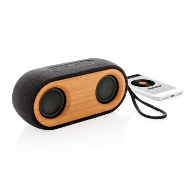 Logotrade promotional giveaways photo of: Bamboo X double speaker