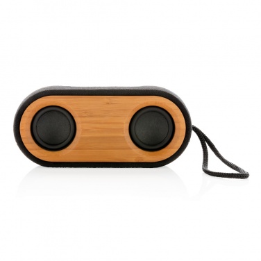 Logotrade promotional giveaway picture of: Bamboo X double speaker