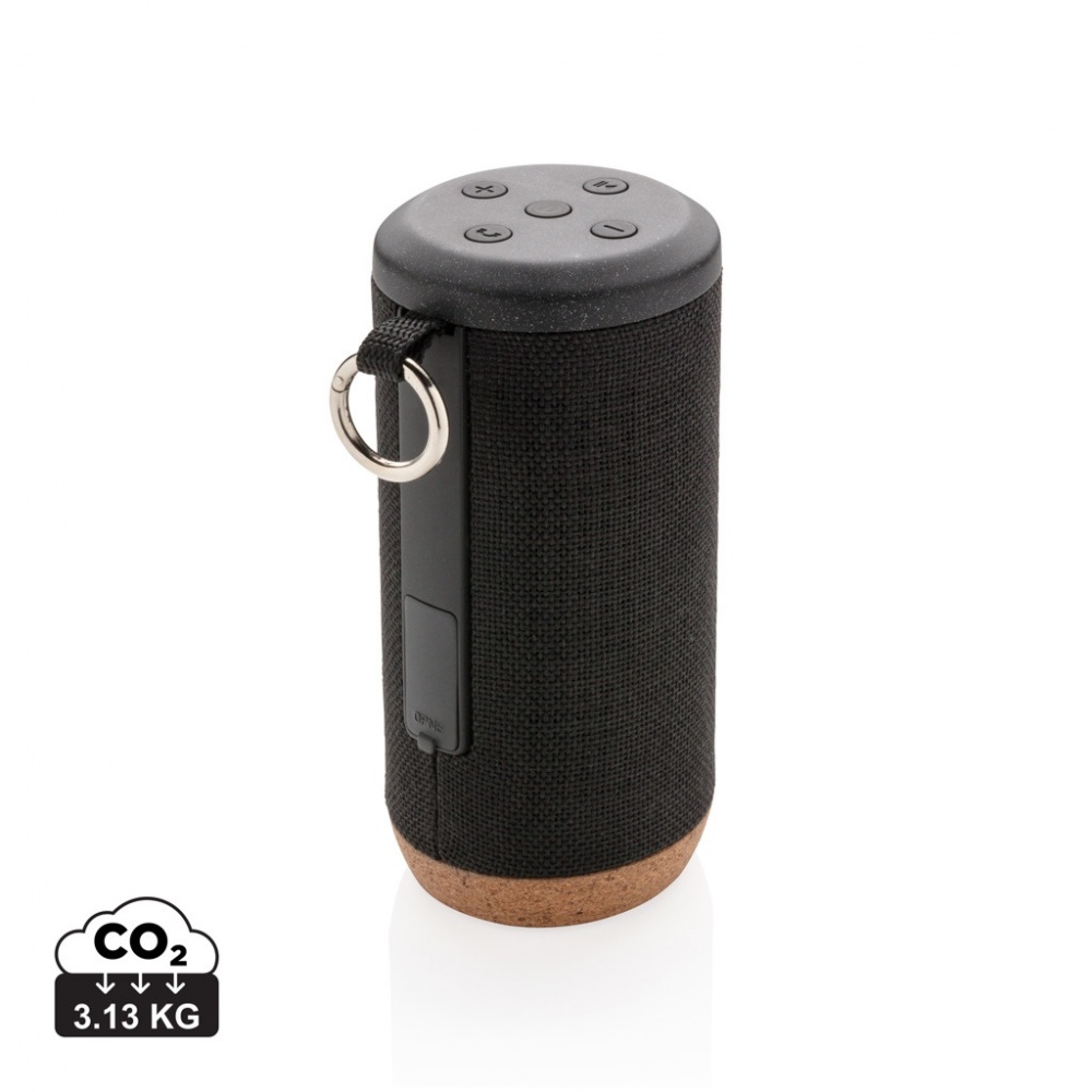 Logo trade promotional giveaways picture of: Baia 10W wireless speaker, cork