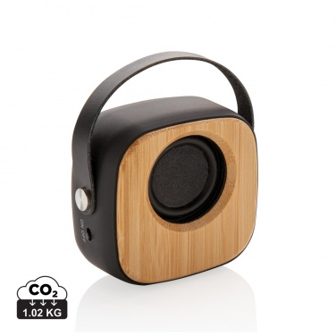 Logotrade promotional gift picture of: Bamboo 3W Wireless Fashion Speaker