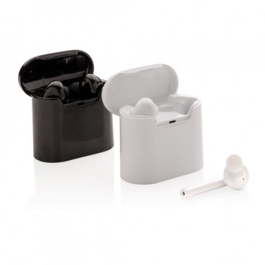 Logo trade promotional products picture of: Liberty wireless earbuds in charging case