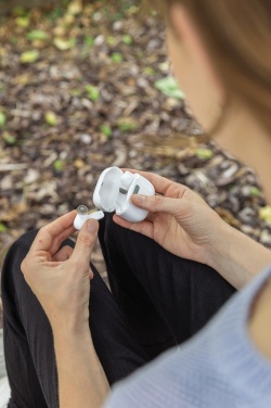 Logotrade advertising product image of: TWS earbuds in UV-C sterilising charging case