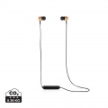 Bamboo wireless earbuds, brown