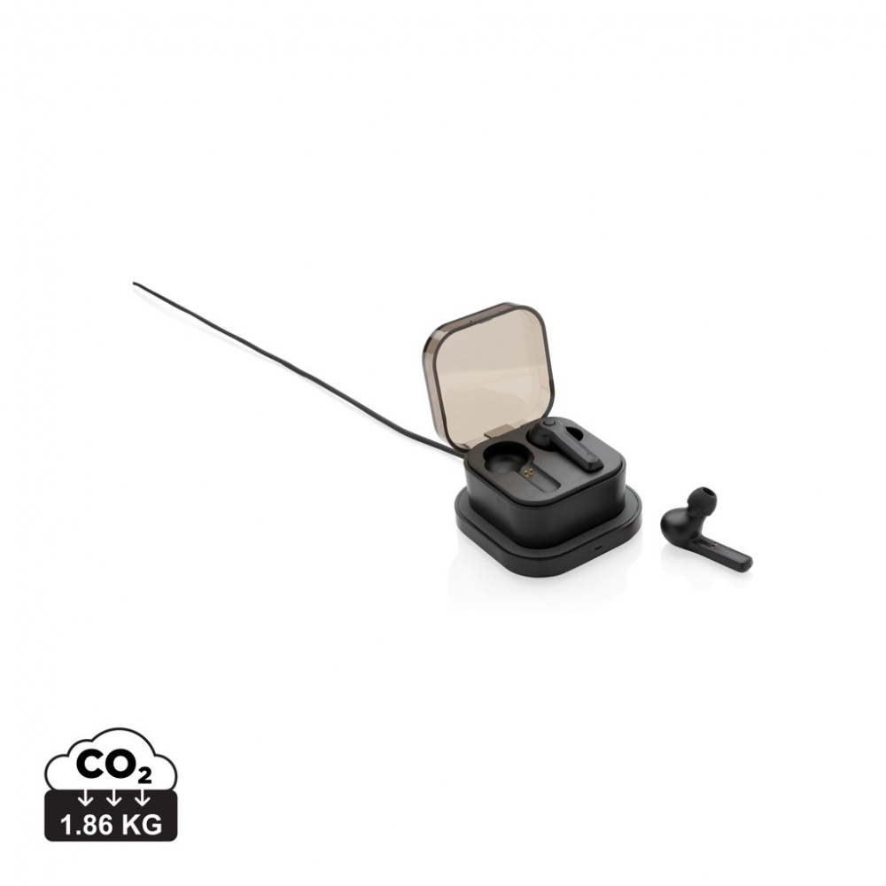 Logotrade promotional item picture of: TWS earbuds in wireless charging case