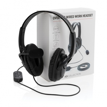 Logotrade promotional merchandise image of: Over ear wired work headset