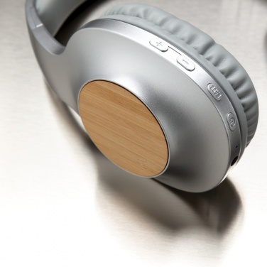 Logotrade promotional item image of: Dakota Bamboo wireless headphone