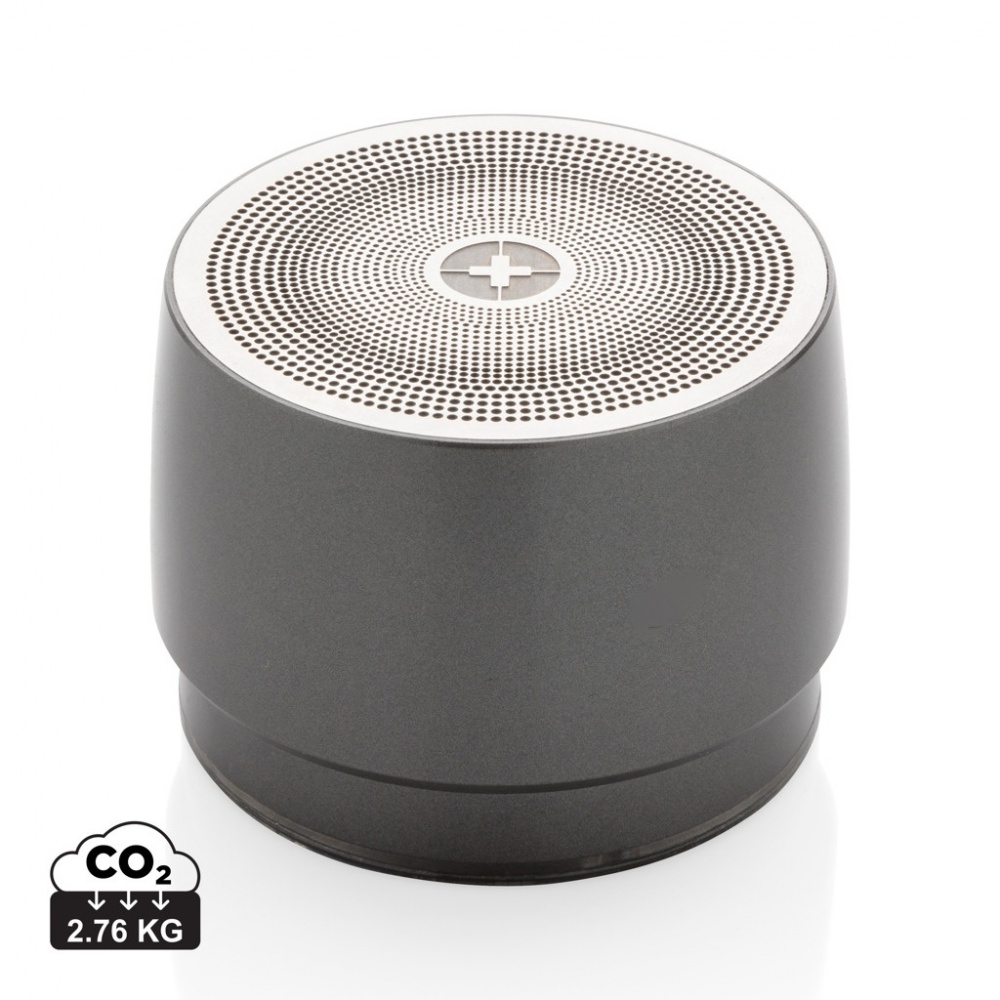 Logo trade promotional gifts picture of: Swiss peak 5W wireless bass speaker