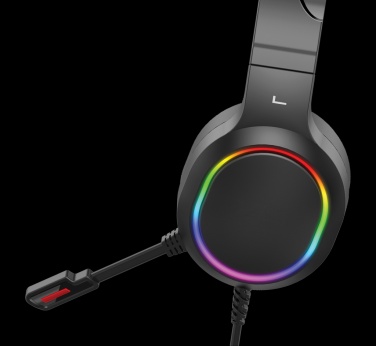 Logo trade promotional merchandise image of: RGB gaming headset