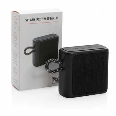 Logotrade promotional item image of: Splash IPX6 3W speaker