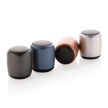 Logotrade promotional product picture of: Mini aluminium wireless speaker