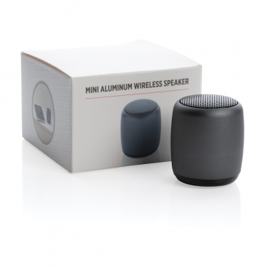 Logotrade advertising product image of: Mini aluminium wireless speaker