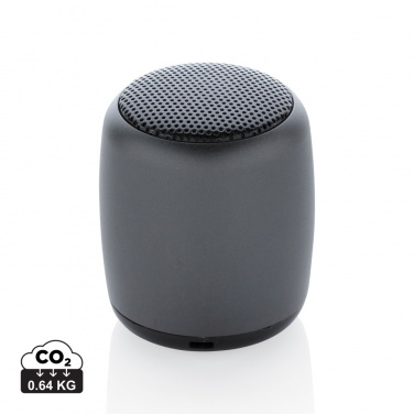 Logo trade promotional items image of: Mini aluminium wireless speaker