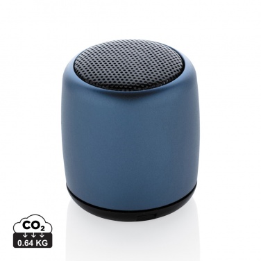 Logo trade promotional gifts image of: Mini aluminium wireless speaker