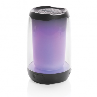 Logo trade promotional gifts image of: RCS recycled plastic Lightboom 5W speaker