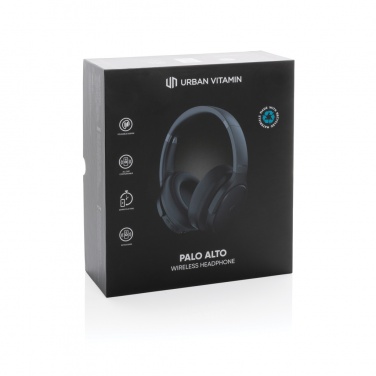 Logo trade corporate gifts image of: Urban Vitamin Palo Alto RCS rplastic headphone