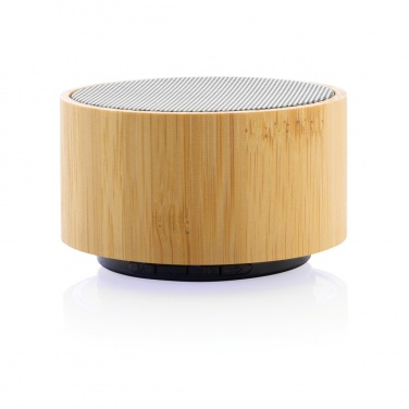 Logotrade promotional merchandise photo of: RCS recycled plastic and bamboo 3W wireless speaker