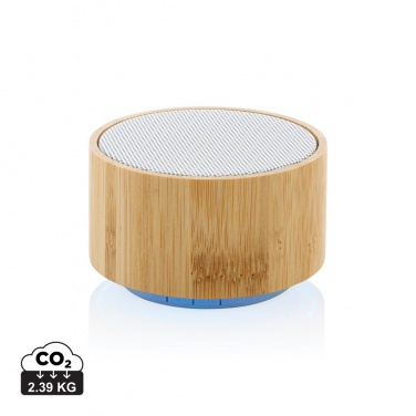 Logotrade promotional items photo of: RCS recycled plastic and bamboo 3W wireless speaker