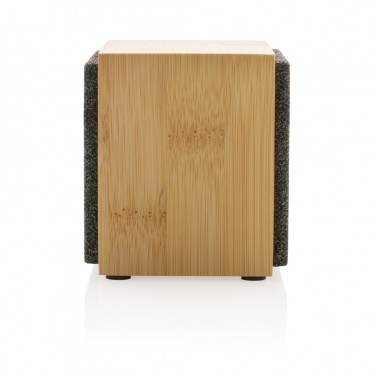 Logo trade advertising products image of: Wynn 5W bamboo wireless speaker