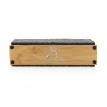 Logo trade promotional gifts picture of: Wynn 10W bamboo wireless speaker