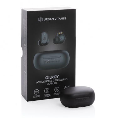 Logo trade promotional item photo of: Urban Vitamin Gilroy hybrid ANC and ENC earbuds