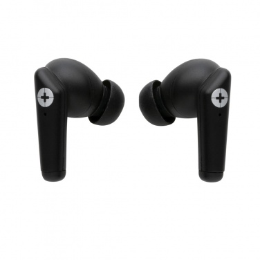 Logo trade promotional gifts picture of: RCS recycled plastic Swiss Peak TWS earbuds 2.0