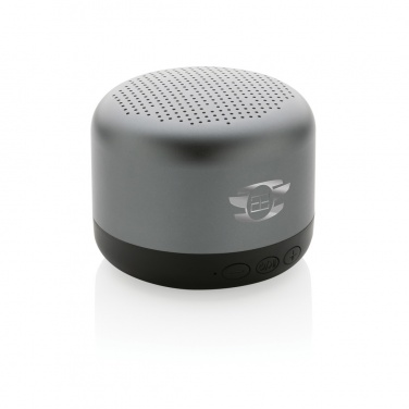 Logo trade business gifts image of: Terra RCS recycled aluminium 5W wireless speaker