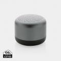 Terra RCS recycled aluminium 5W wireless speaker, grey