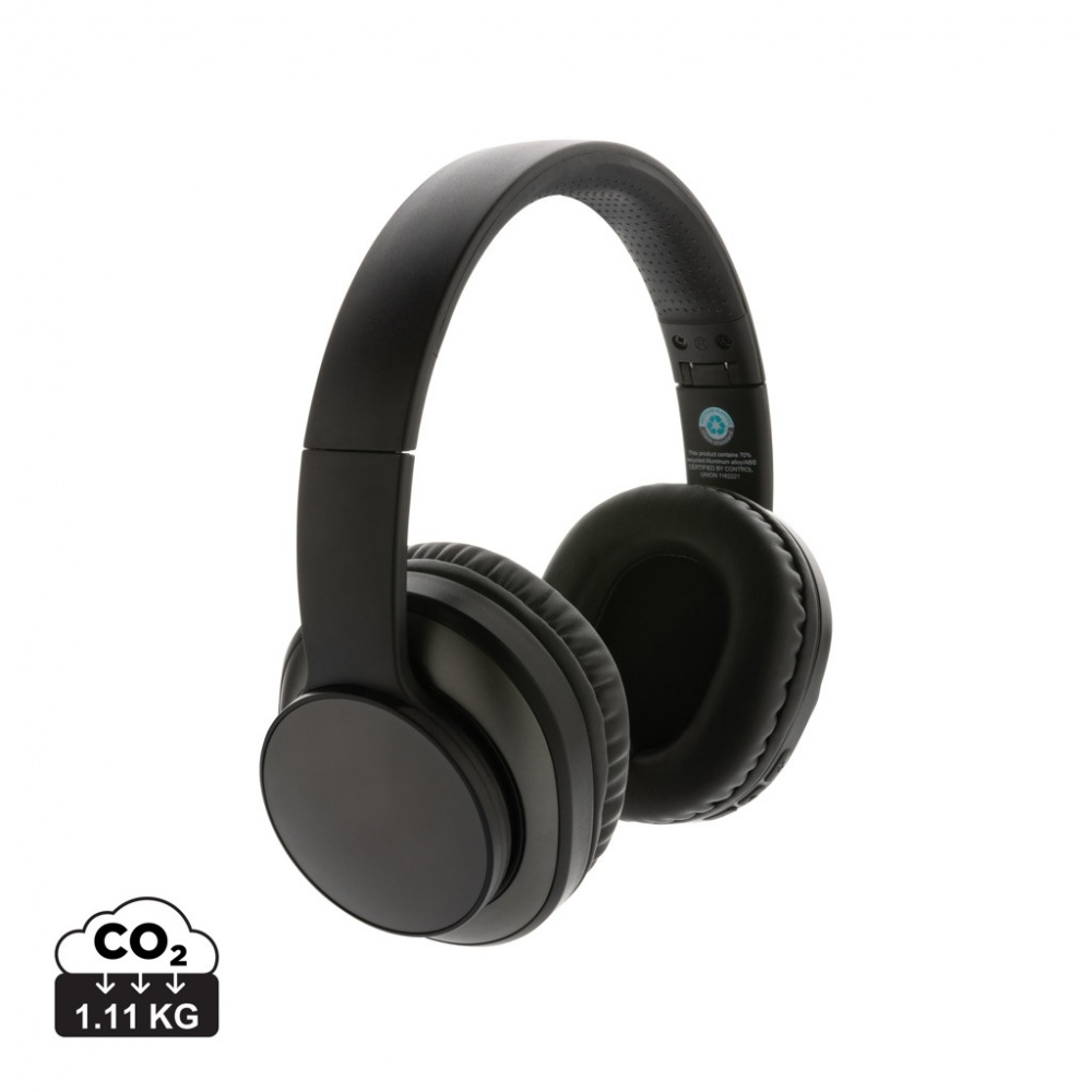 Logotrade promotional giveaway picture of: Terra RCS recycled aluminium wireless headphone