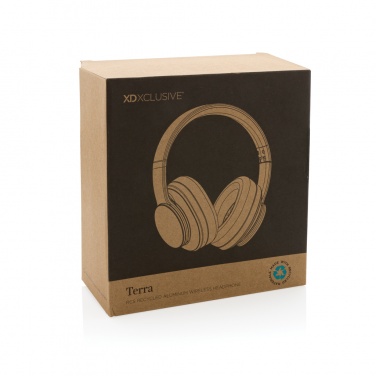 Logotrade promotional giveaway picture of: Terra RCS recycled aluminium wireless headphone