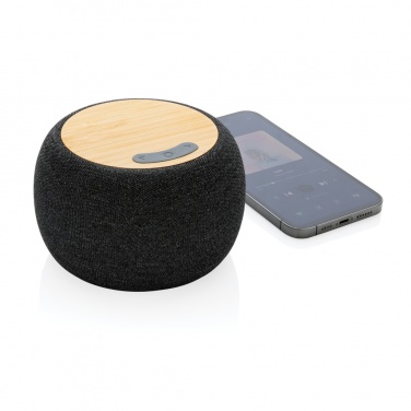 Logotrade promotional merchandise picture of: RCS Rplastic/PET and bamboo 5W speaker