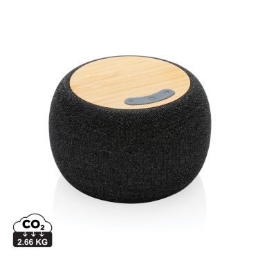 Logotrade promotional merchandise picture of: RCS Rplastic/PET and bamboo 5W speaker