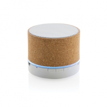 Logo trade corporate gifts picture of: Cork 3W wireless speaker