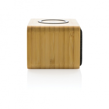 Logo trade promotional product photo of: RCS Rplastic 3W speaker with bamboo 5W wireless