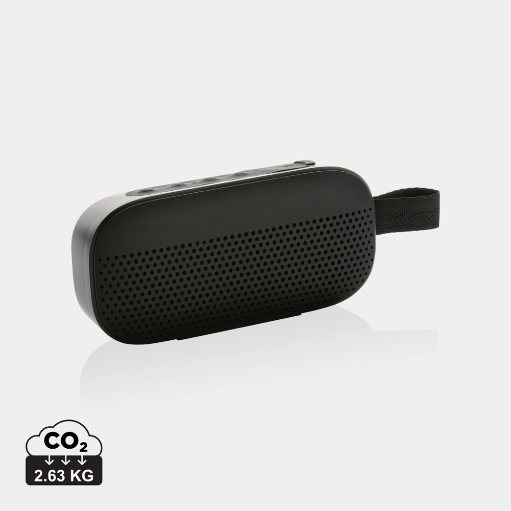 Logo trade promotional products image of: RCS recycled plastic Soundbox 5W speaker