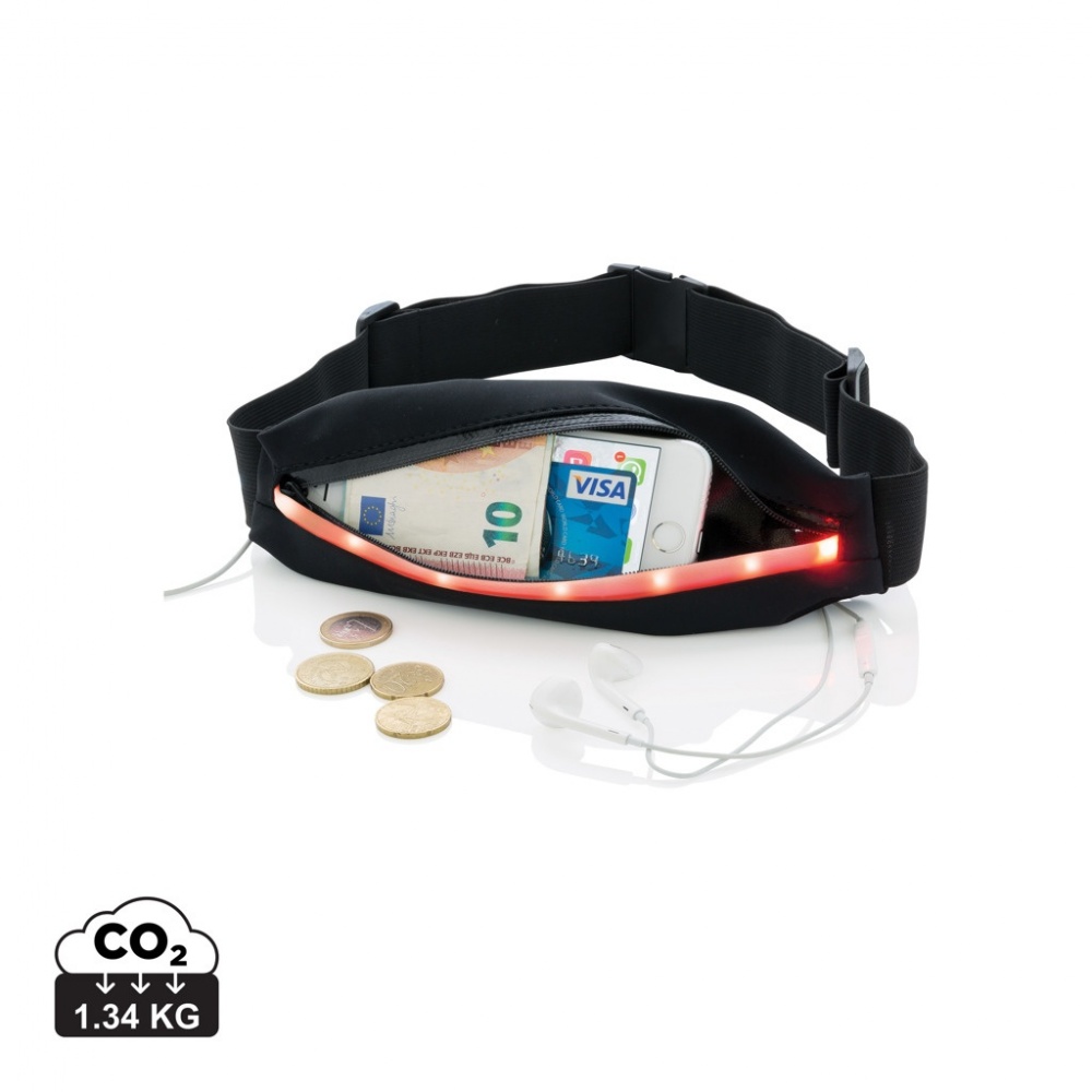 Logo trade promotional gift photo of: Running belt with LED