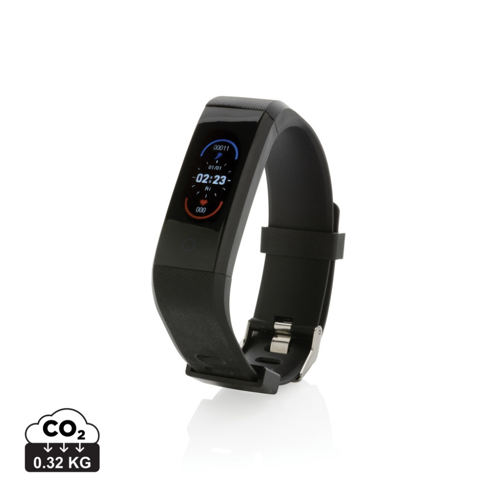 Logo trade promotional gifts image of: RCS recycled TPU Sense Fit with heart rate monitor