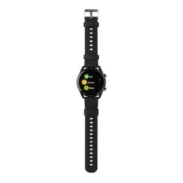 Logo trade corporate gift photo of: RCS recycled TPU Fit Watch round