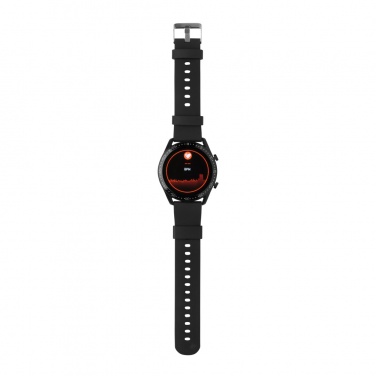 Logo trade promotional merchandise image of: RCS recycled TPU Fit Watch round