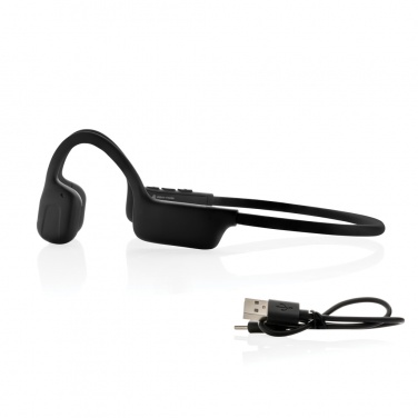 Logotrade promotional merchandise image of: Urban Vitamin Glendale RCS rplastic air conductive headphone