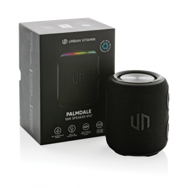 Logotrade promotional giveaway image of: Urban Vitamin Palmdale RCS rplastic 16W speaker IPX7