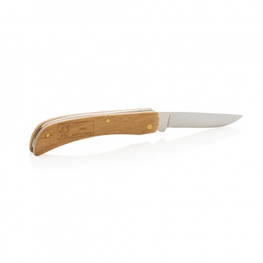 Logo trade promotional merchandise image of: Wooden knife