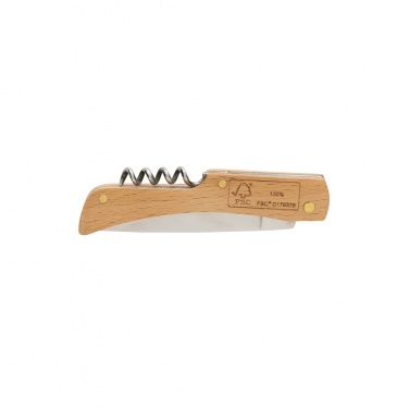 Logotrade promotional merchandise image of: Wooden knife with bottle opener