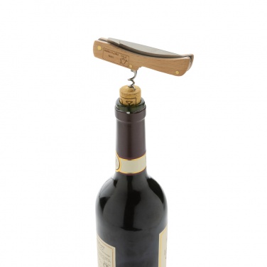 Logotrade corporate gift image of: Wooden knife with bottle opener