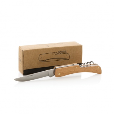 Logotrade promotional giveaway picture of: Wooden knife with bottle opener