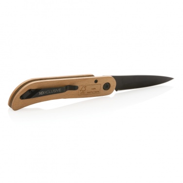 Logo trade corporate gifts picture of: Nemus Luxury Wooden knife with lock