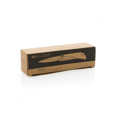 Logo trade corporate gifts image of: Nemus Luxury Wooden knife with lock