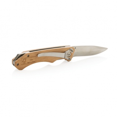 Logotrade corporate gift picture of: Wooden outdoor knife