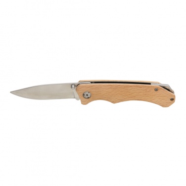 Logo trade promotional product photo of: Wooden outdoor knife